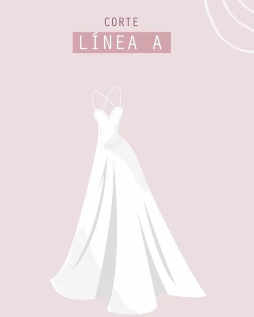 A-line wedding dress with V neckline
