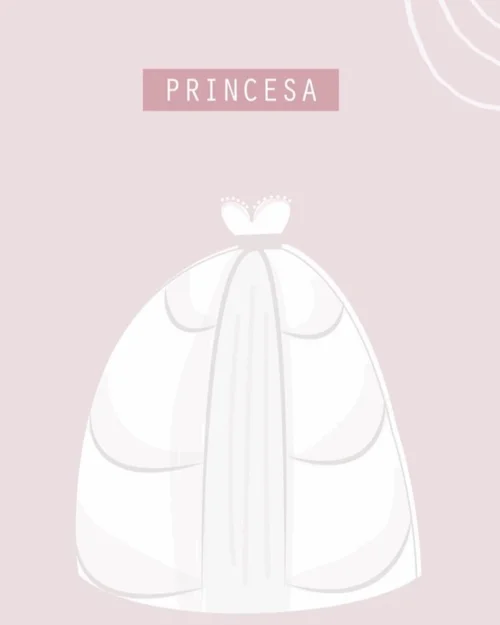 Ballgown with wide tulle skirt