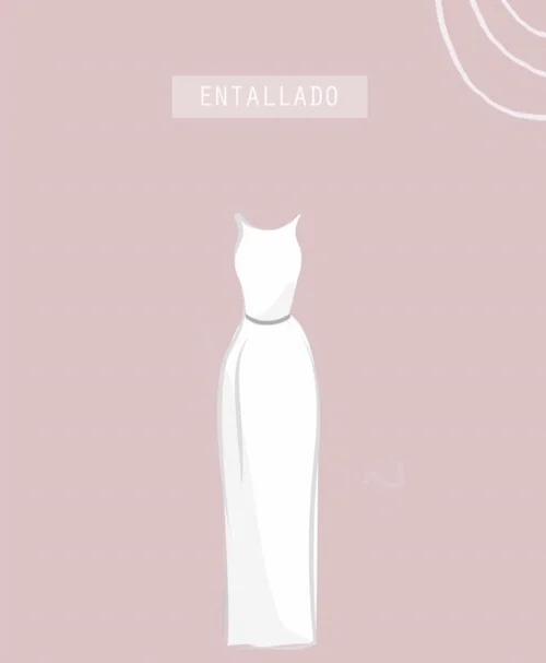 Minimal crepe column wedding dress
